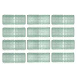 Wałki do włosów, średnica 28mm, plastikowe, na rzep, 12szt