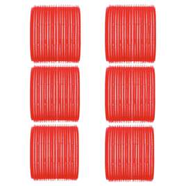 Wałki do włosów, średnica 73mm, plastikowe, na rzep, 6szt