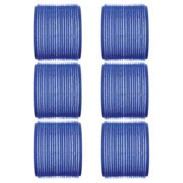 Wałki do włosów, średnica 78mm, plastikowe, na rzep, 6szt
