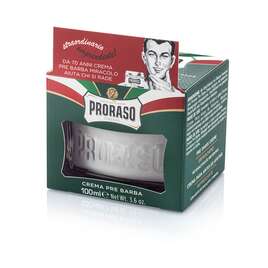PRORASO Pre Shave Cream Zmiękczający Krem przed Goleniem, linia zielona, 100g