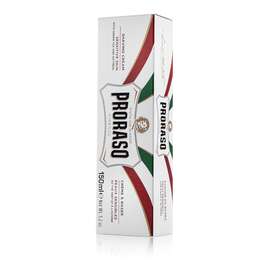 PRORASO Krem do golenia do skóry wrażliwej, linia biała, 150ml