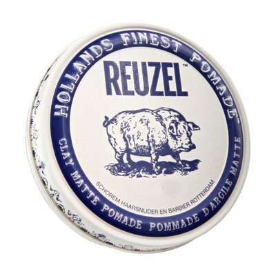 REUZEL Clay Matte Pomade Pig 340g Pomada Włóknista - Granatowa