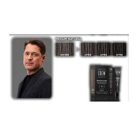 American Crew Precision Blend, Odsiwiacz dla mężczyzn, 4-5 Medium Natural - Naturalny brąz, 1 sztuka