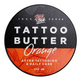 LOVEINK Tattoo Butter Orange - Masło do pielęgnacji tatuażu, 100ml