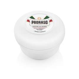 PRORASO Mydło do golenia do skóry wrażliwej, linia biała, 150ml