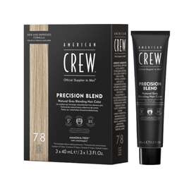 American Crew Precision Blend, Odsiwiacz dla mężczyzn, 7-8 Light - Jasny, 3 x 40ml