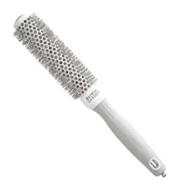 Olivia Garden Expert Blowout Speed XL White &amp; Grey Szczotka do modelowania włosów z wydłużonym korpusem, 25mm