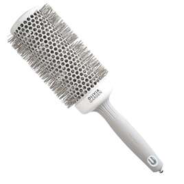 Olivia Garden Expert Blowout Speed XL White &amp; Grey Szczotka do modelowania włosów z wydłużonym korpusem, 55mm