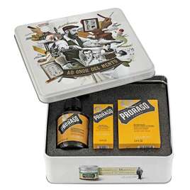PRORASO BEARD KIT - Zestaw do Pielęgnacji Brody WOOD &amp; SPPICE