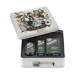 PRORASO KIT - Zestaw do Pielęgnacji Brody  CYPRESS &amp; VETYVER