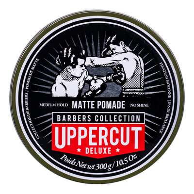 Uppercut Deluxe Matte Pomade - Pomada do włosów, wykończenie matowe, Barber Size, 300g