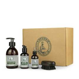BARBIERI ITALIANI SZKATUŁKA PIELĘGNACYJNA BRODY (SZAMPON+ BALSAM+ OLEJEK+ SZCZOTKA)
