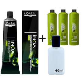 Loreal Inoa Zestaw do koloryzacji farba 60 ml + utleniacz 60 ml