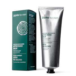 ZEW for men, Zestaw Gładki Golibroda ( Mydło do golenia, Pędzel do golenia, Balsam po goleniu)