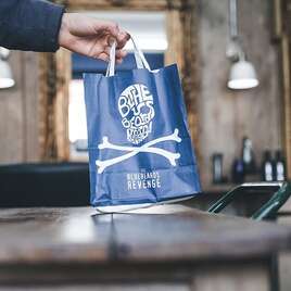 BLUEBEARDS REVENGE Paper Carrier Bag BBRPAPBAG