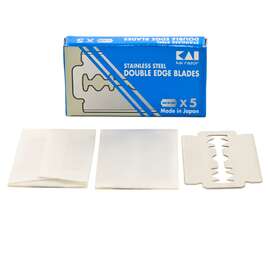 KAI Żyletki do golenia ze stali nierdzewnej, 5 sztuk