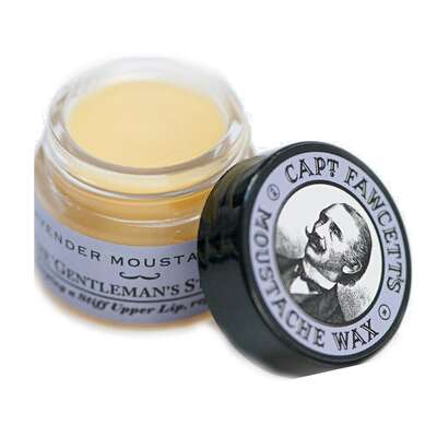 CAPT FAWCETT Moustache Wax Lavender + Folding Pocket Moustache Comb