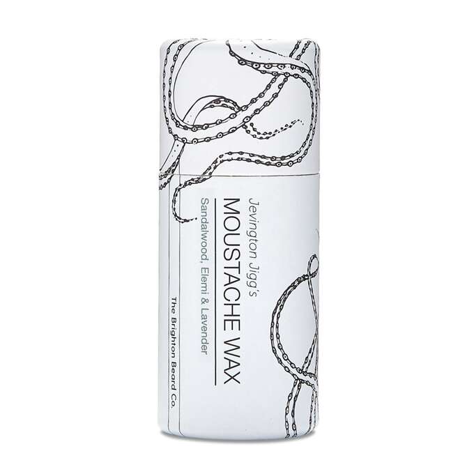 THE BRIGHTON BEARD Jevington Jigg"s MOUSTACHE WAX TUBE 15g/firm [S] Sandalwood, Elmi &amp; Lavender