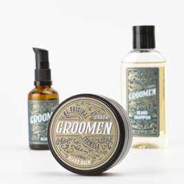 GROOMEN Zestaw do Brody EARTH (olejek, szampon, balsam)