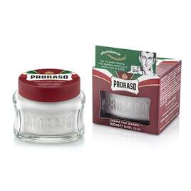PRORASO Krem przed Goleniem, Linia Czerwona, do twardego zarostu, 100 ml