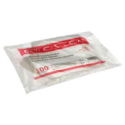 Efalock Rękawiczki jednorazowe, przezroczyste, damskie, 100 sztuk