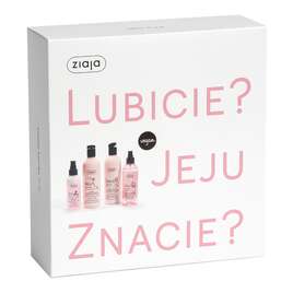 ZIAJA JEJU RÓŻOWA Zestaw Kosmetyków do pielęgnacji ciała i włosów