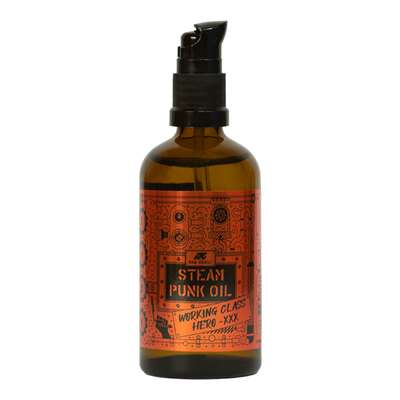 Pan Drwal Steam Punk Working Class Hero Olejek do brody, Barber Size, 100ml
