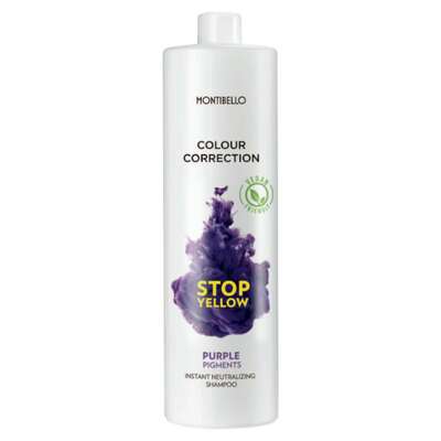 MONTIBELLO STOP YELLOW SZAMPON NEUTRALIZUJĄCY ŻÓŁTE ODCIENIE 1000ML
