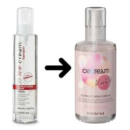 Inebrya Ice Cream Keratin Serum do włosów z keratyną, 100ml
