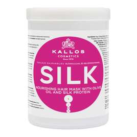 Kallos Silk Wygładzająca maska do włosów z jedwabiem do włosów suchych i matowych, 1000ml