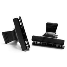 Efalock profesjonalne spinki do włosów klamry do separacji 12 szt. czarne