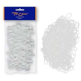 TOP CHOICE Gumki do włosów, warkoczyków elastyczne bezbarwne 500 sztuk