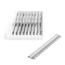 FOX OSTRZA DO NOŻA CHIŃSKIEGO ZE STALI NIERDZEWNWEJ 10 szt.