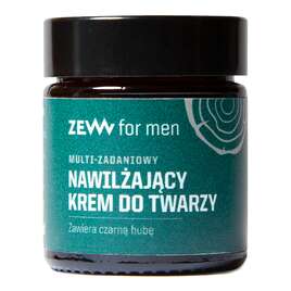 ZEW for men, Multi-zadaniowy nawilżający krem do twarzy z czarną hubą, 30ml