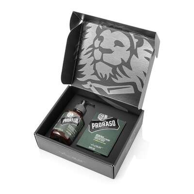 PRORASO Duo Pack Zestaw do brody Balsam + Balsam, Cypress &amp; Vetyver