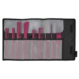 JAGUAR Zestaw grzebieni fryzjerskich A-line Berry, 9 sztuk