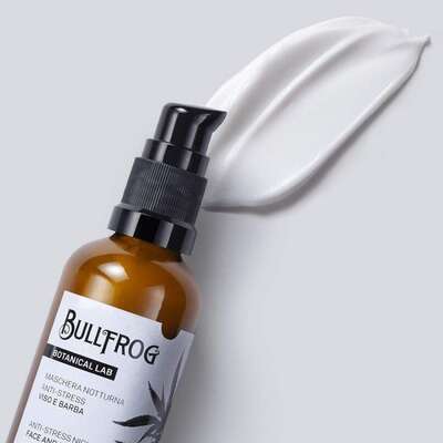 BULLFROG Botanical Anti-Stress Night Mask - Maska do twarzy i brody na noc, 75ml