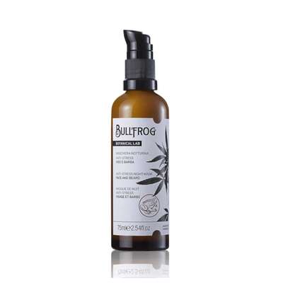 BULLFROG Botanical Anti-Stress Night Mask - Maska do twarzy i brody na noc, 75ml
