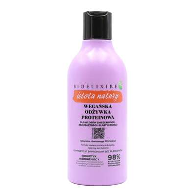 BIOELIXIRE Istota Natury Wegańska Odżywka proteinowa do włosów, 400ml