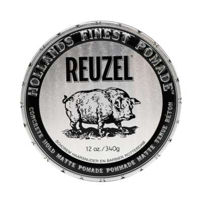 Reuzel Concrete Hold Matte Pomade - Pomada do włosów, mocne utrwalenie, 340g
