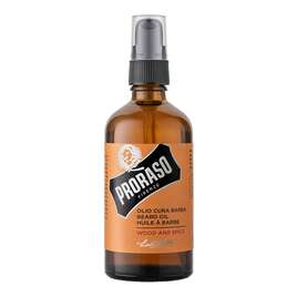 PRORASO Olejek do Brody Wood &amp; Spice, Barber Size, 100ml