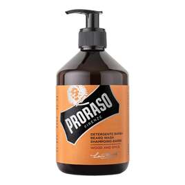 PRORASO Szampon do brody Wood &amp; Spice, Barber Size, 500ml