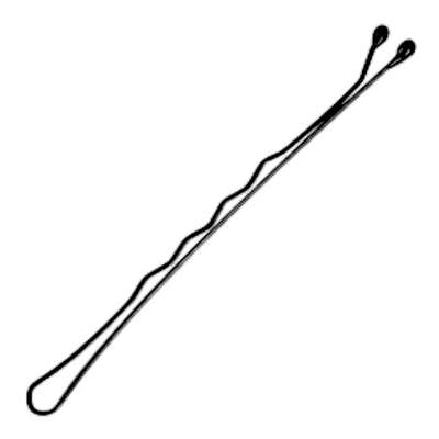 Comair Wsuwki do włosów czarne 5cm, 24 sztuki
