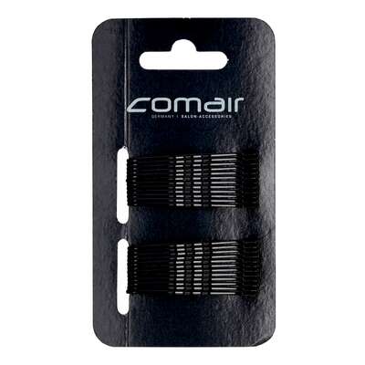Comair Wsuwki do włosów czarne 5cm, 24 sztuki