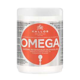 Kallos KJMN Omega maska regenerująca włosy z olejem Makadamia, 1000 ml