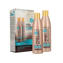 Kativa POST2 zestaw po keratynowym prostowaniu włosów 2x250ml