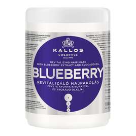 Kallos Blueberry, Rewitalizująca maska do włosów z ekstraktem z jagód i awokado, 1000ml