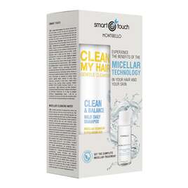 Montibello Zestaw Smart Touch Clean My Hair Micelarny szampon do włosów 300ml + płyn micelarny do twarzy 30ml