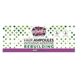 Ronney Intensive Keratine Rebuilding Ampułki do włosów z keratyną, 12x10ml