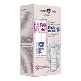 Montibello Zestaw Smart Touch Repair My Hair Micelarny szampon do włosów 300ml + płyn micelarny do twarzy 30ml